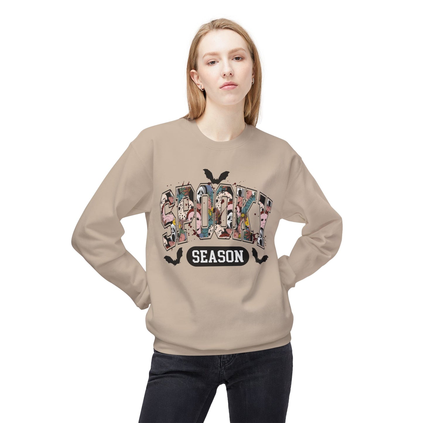 Spooky Season Halloween Sweatshirt For Men and Women | Gildan Fleece Sweatshirt for Men and Women