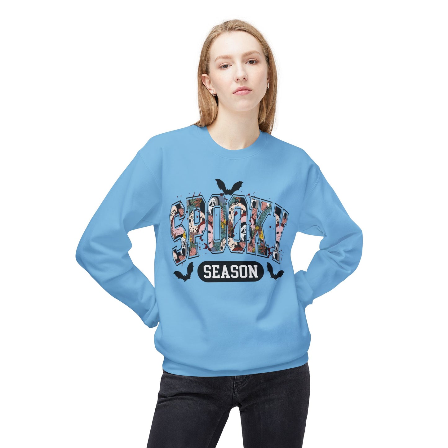 Spooky Season Halloween Sweatshirt For Men and Women | Gildan Fleece Sweatshirt for Men and Women