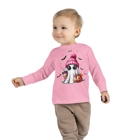 Toddler Halloween Long sleeve | Girls Ghost Halloween Long sleeve