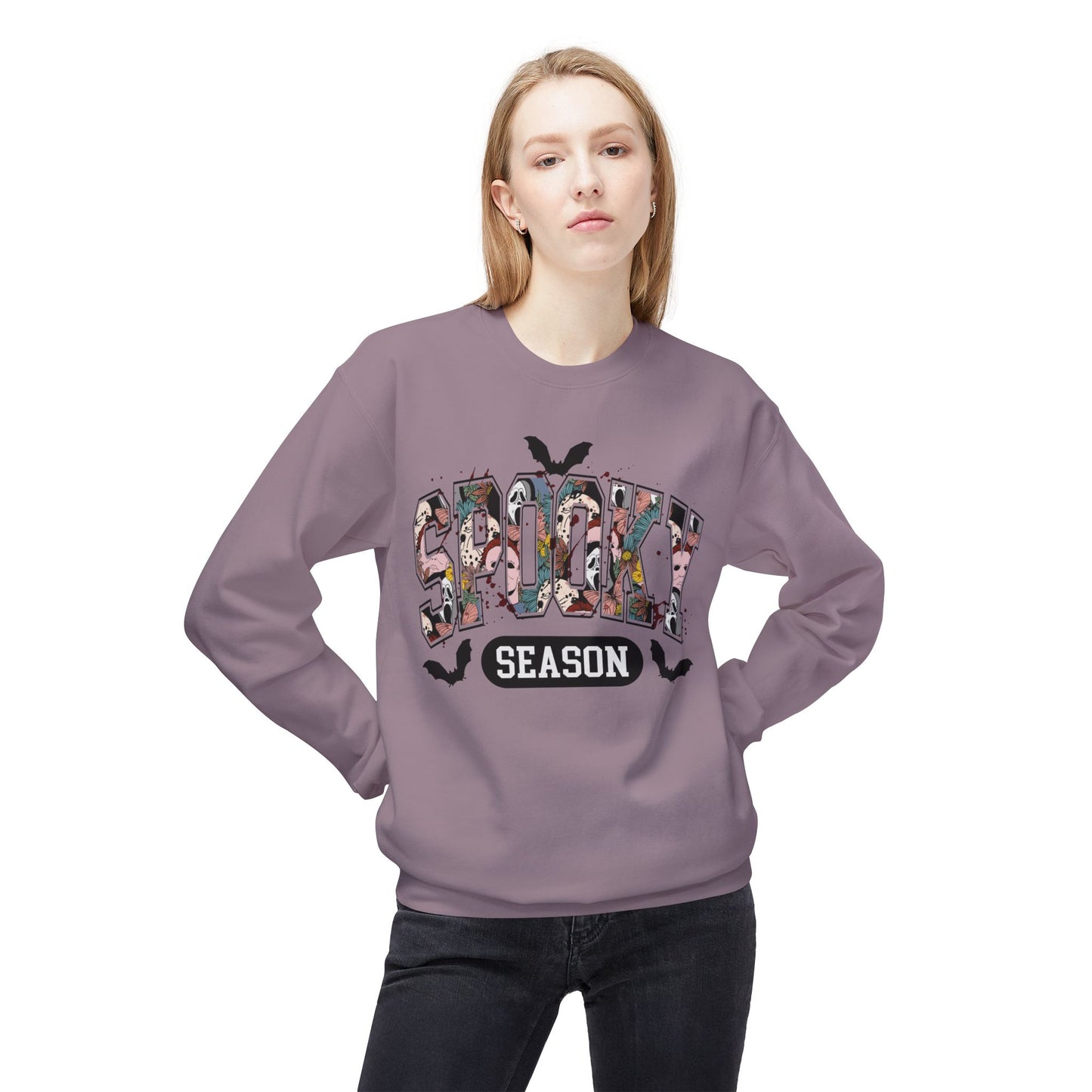 Spooky Season Halloween Sweatshirt For Men and Women | Gildan Fleece Sweatshirt for Men and Women