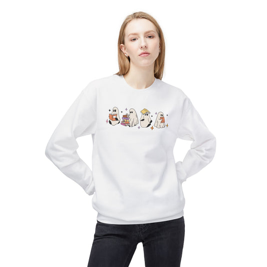 Halloween Ghost Sweatshirt | Reading Ghost Halloween Sweater