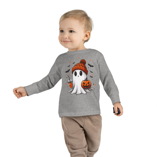 Toddler Halloween Long Sleeve | Boy Ghost Halloween Long Sleeve