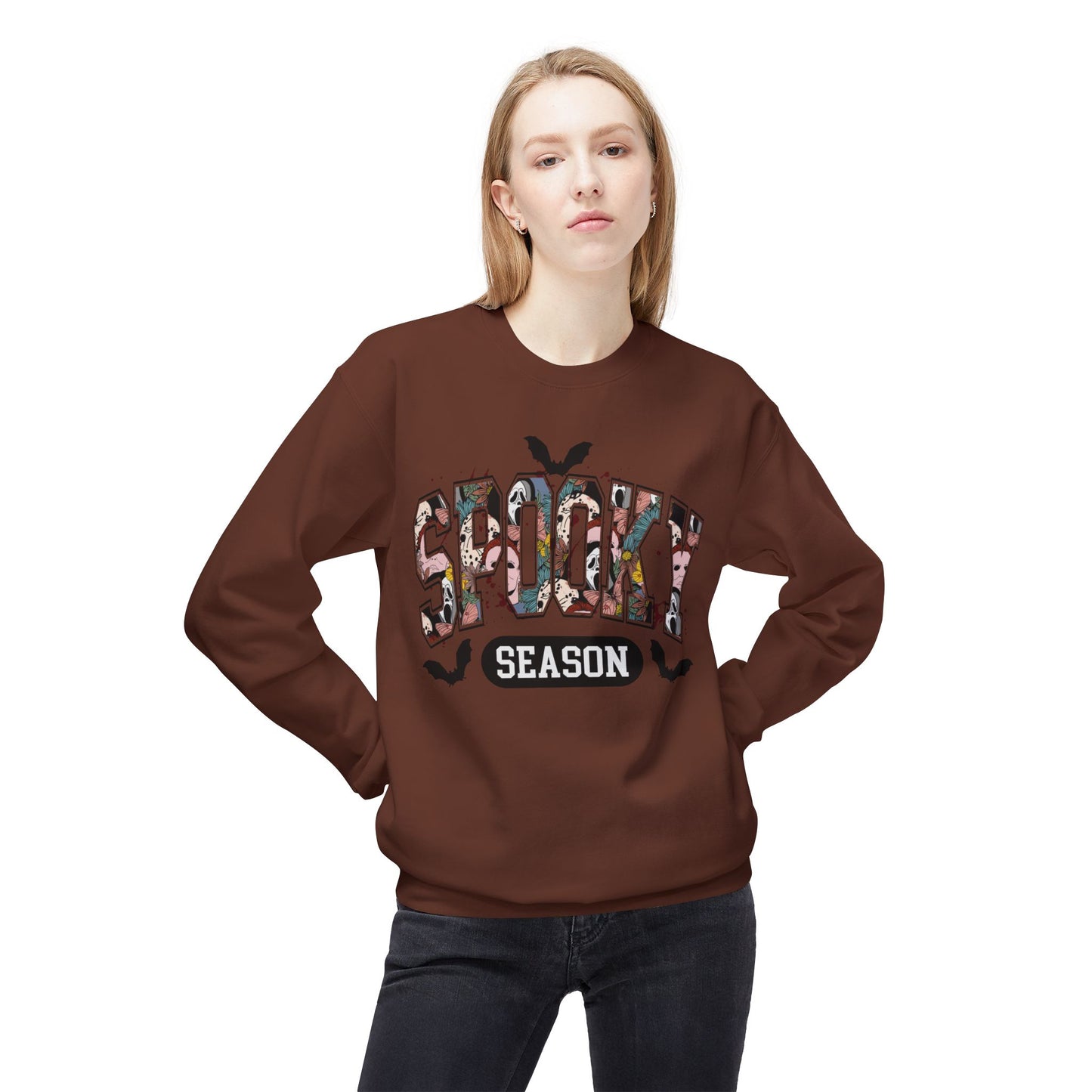 Spooky Season Halloween Sweatshirt For Men and Women | Gildan Fleece Sweatshirt for Men and Women