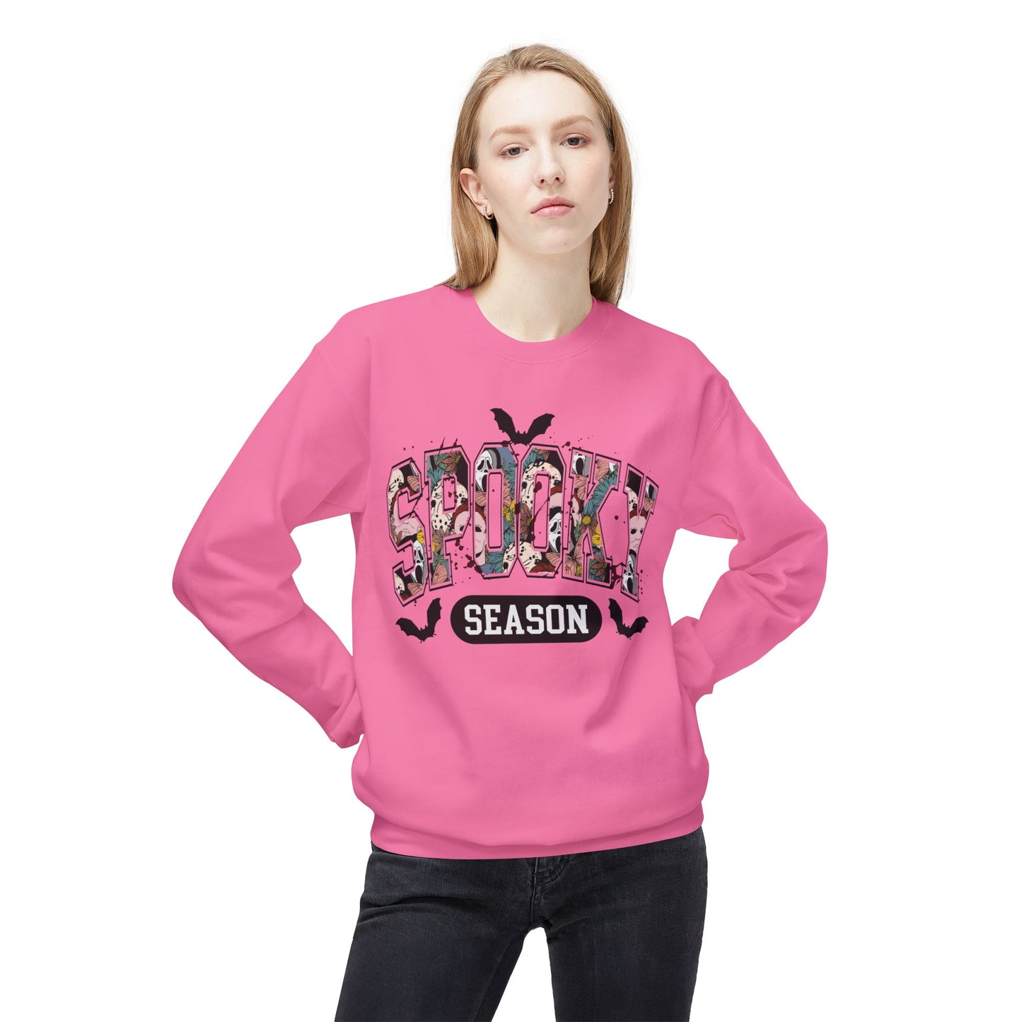 Spooky Season Halloween Sweatshirt For Men and Women | Gildan Fleece Sweatshirt for Men and Women