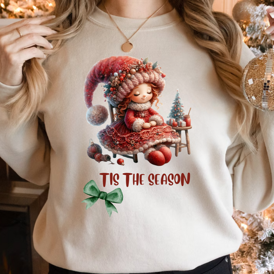 Christmas Baby Gnome Sweatshirt | Tis The Season Christmas Sweatshirt