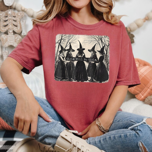 Witch Halloween T Shirt | Comfort Colors Halloween T Shirt