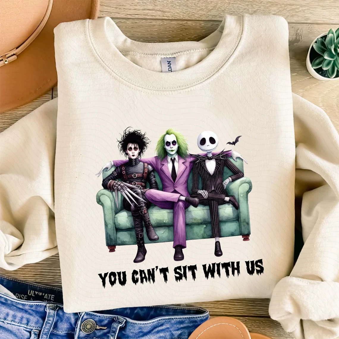 You Can't Sit With Us Halloween Sweatshirt