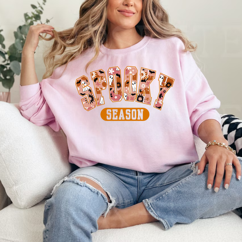 Spooky Season Halloween Sweatshirt | Spooky Season Fall Sweatshirt for Women