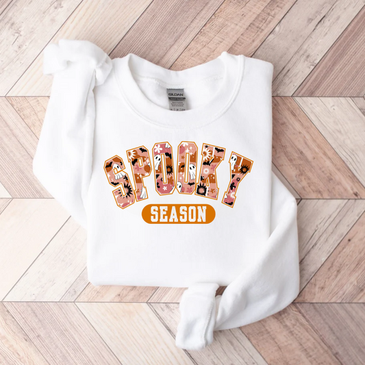Spooky Season Halloween Sweatshirt | Spooky Season Fall Sweatshirt for Women