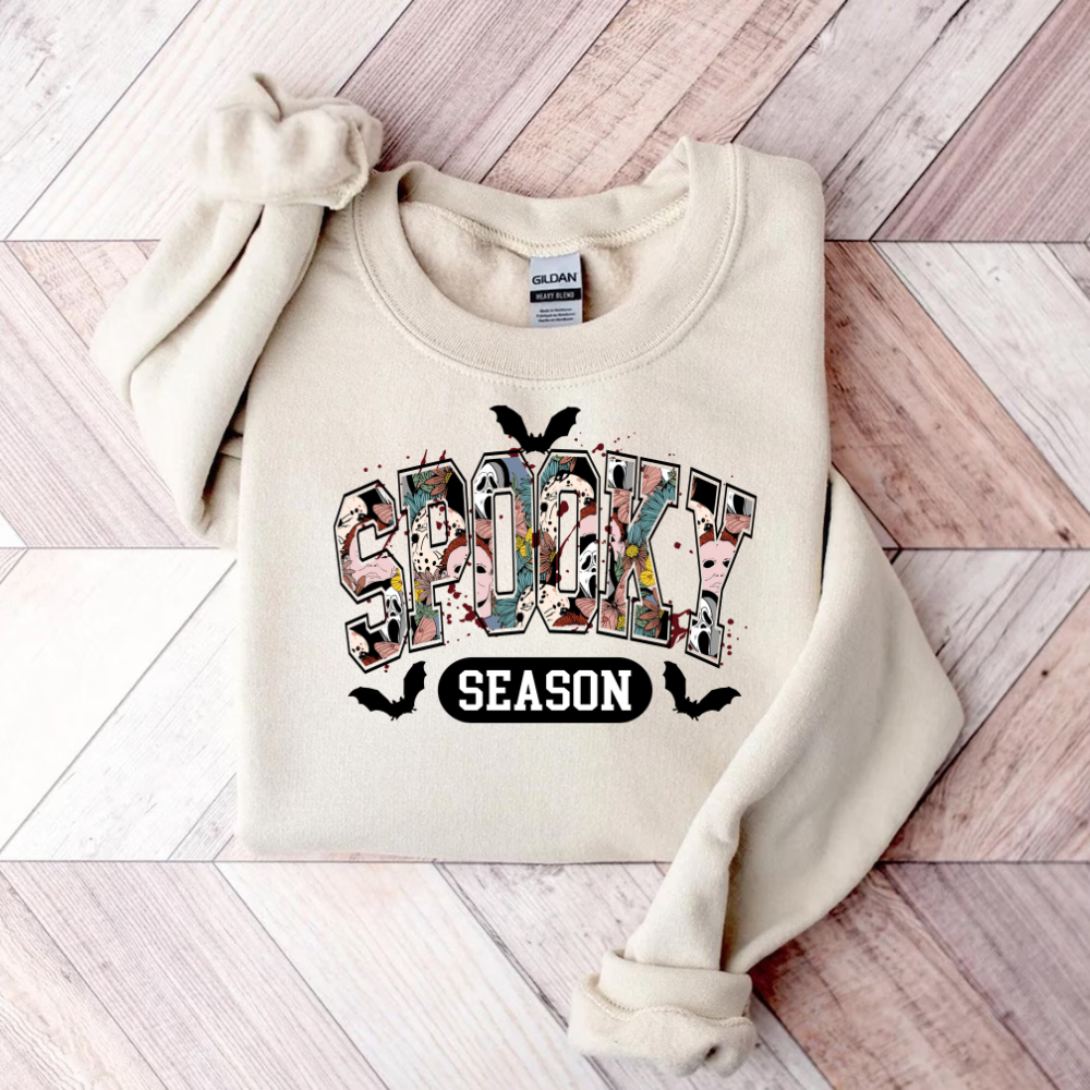 Spooky Season Halloween Sweatshirt For Men and Women | Gildan Fleece Sweatshirt for Men and Women