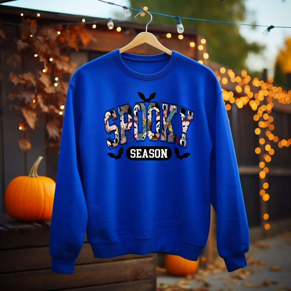 Spooky Season Halloween Sweatshirt For Men and Women | Gildan Fleece Sweatshirt for Men and Women