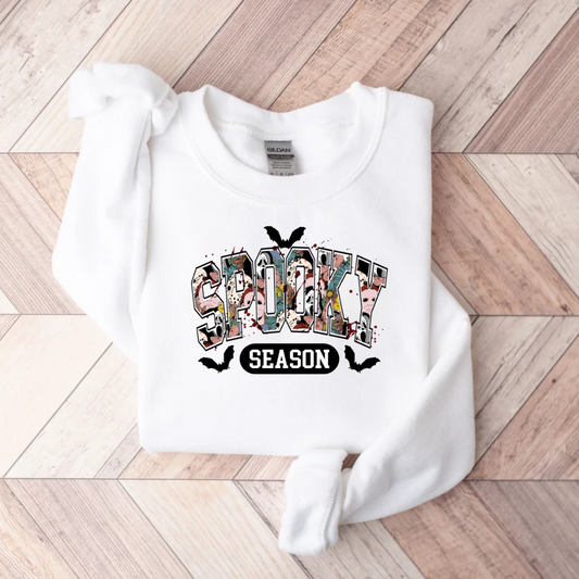 Spooky Season Halloween Sweatshirt For Men and Women | Gildan Fleece Sweatshirt for Men and Women