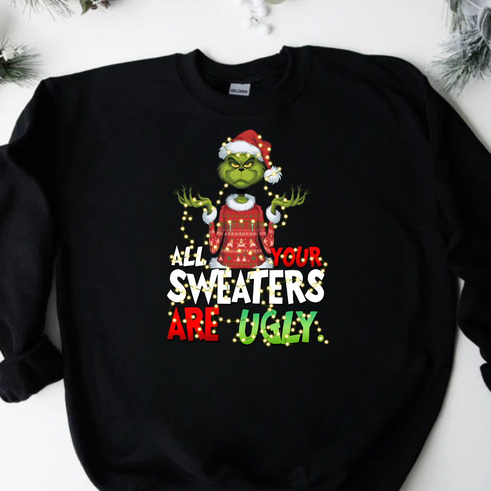 Christmas Grinch Sweatshirt | Funny Christmas Sweatshirt