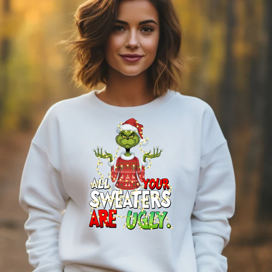 Christmas Grinch Sweatshirt | Funny Christmas Sweatshirt