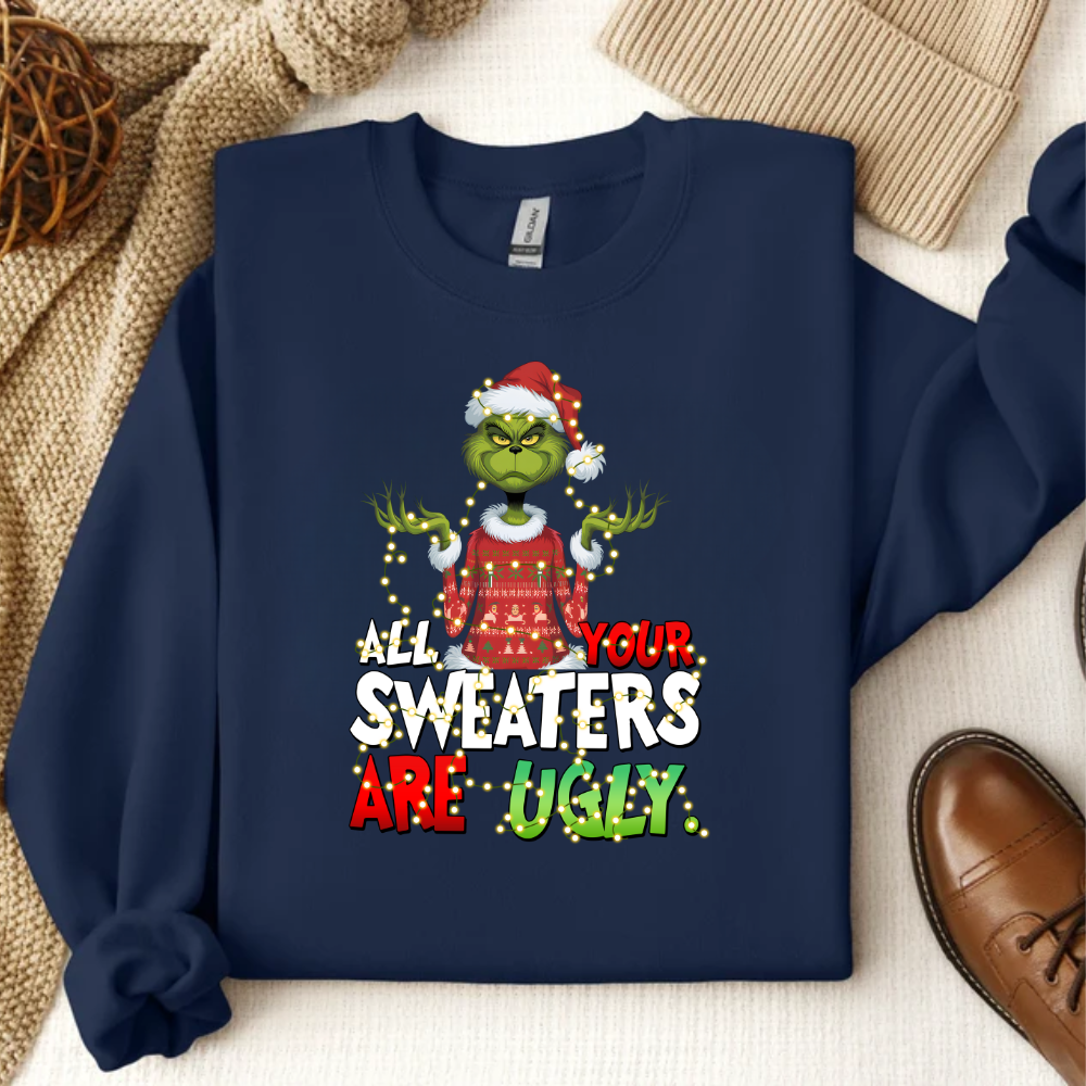 Christmas Grinch Sweatshirt | Funny Christmas Sweatshirt