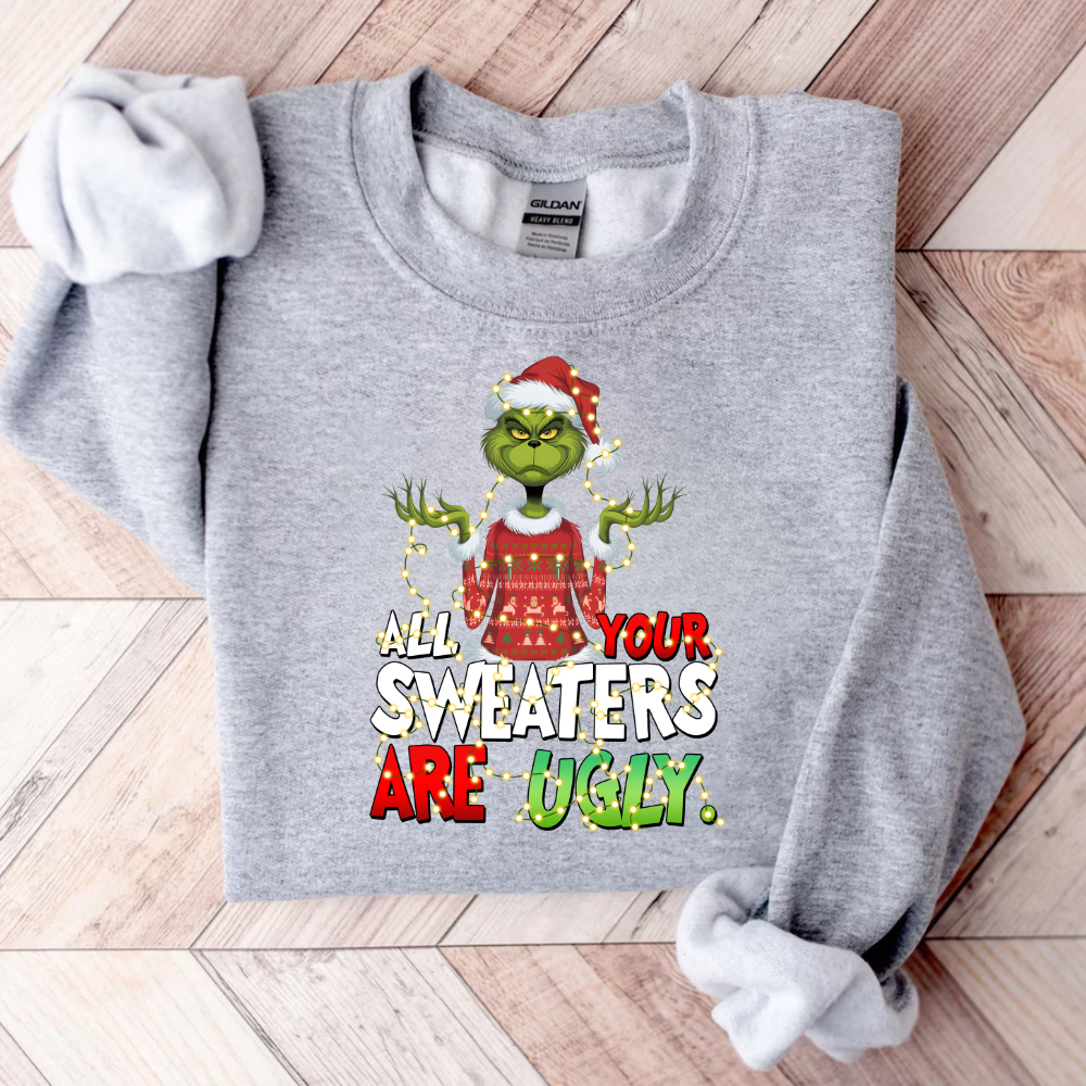 Christmas Grinch Sweatshirt | Funny Christmas Sweatshirt