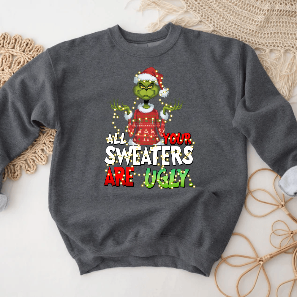 Christmas Grinch Sweatshirt | Funny Christmas Sweatshirt