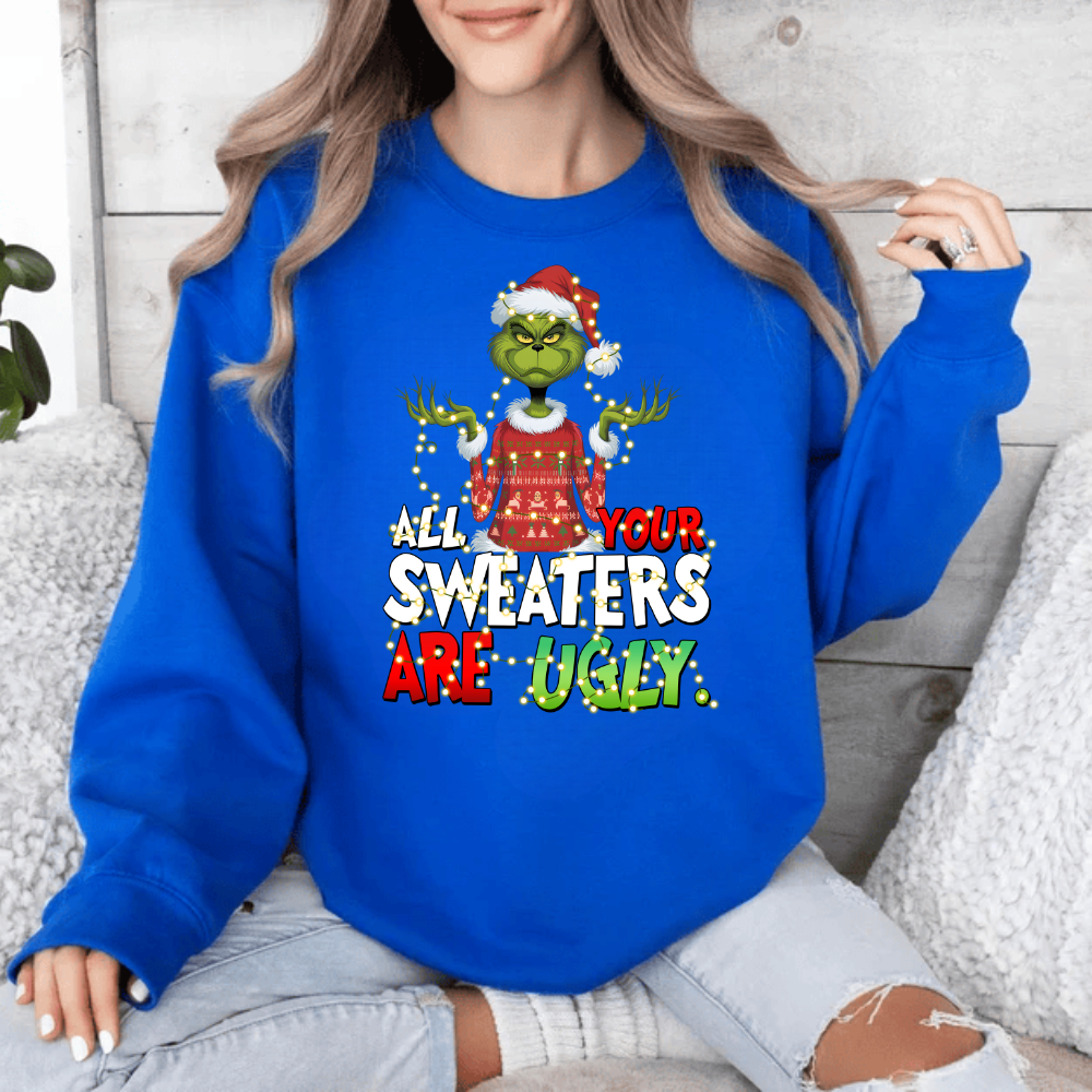 Christmas Grinch Sweatshirt | Funny Christmas Sweatshirt